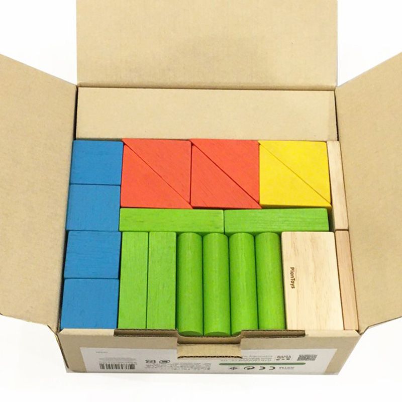 Plan Toys - Colorful 40 Unit Blocks