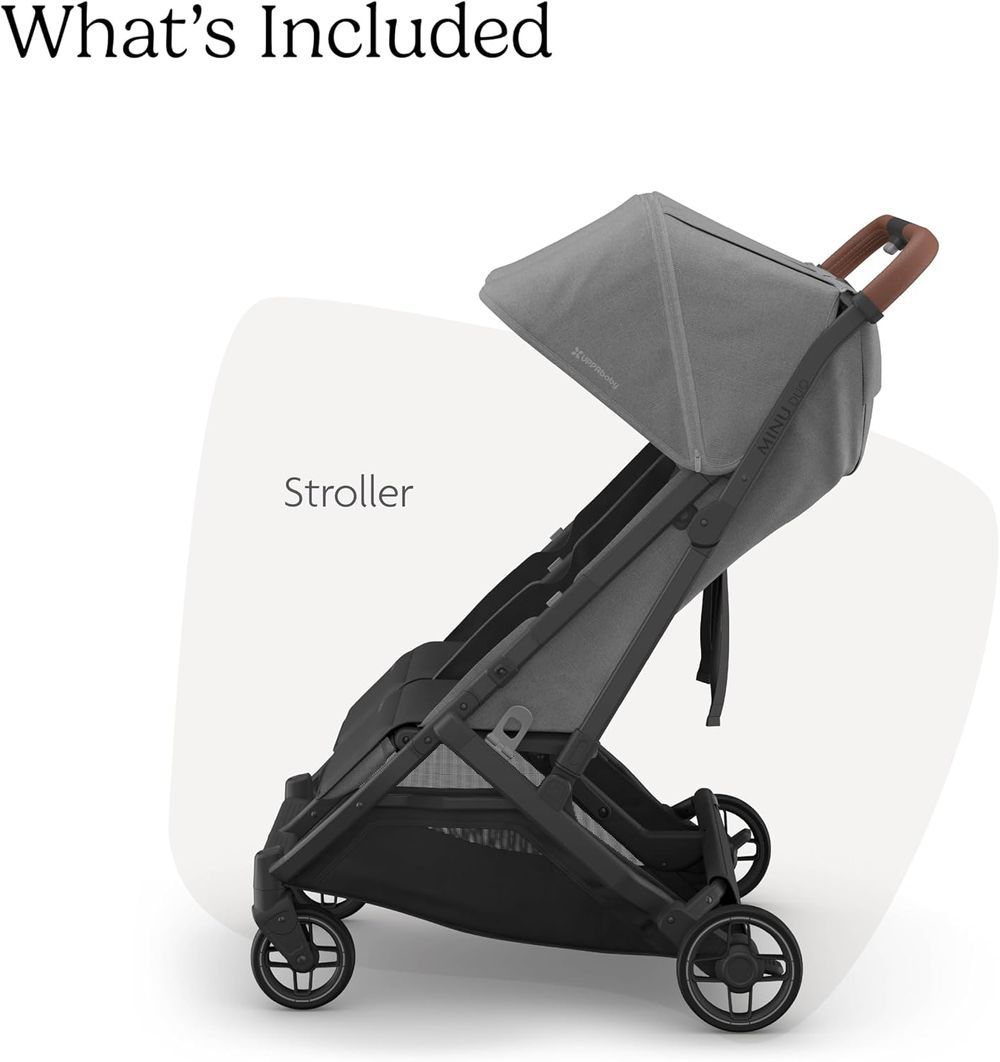 Uppababy - Minu Duo Double Stroller Greyson - Charcoal Melange